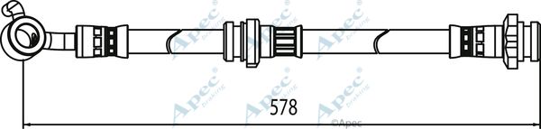 APEC BRAKING Тормозной шланг HOS4051